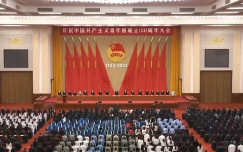 庆祝中国共青团成立100周年大会