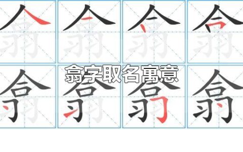 翕字取名寓意 - 翕字取名的寓意