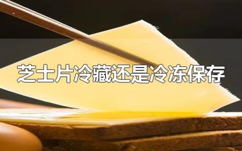 芝士片冷藏还是冷冻保存