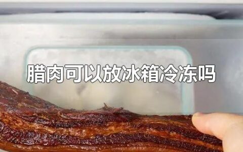 腊肉可以放冰箱冷冻吗