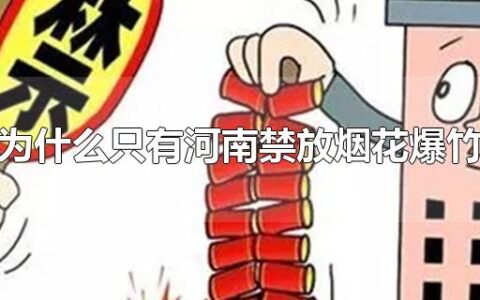 为什么只有河南禁放烟花爆竹