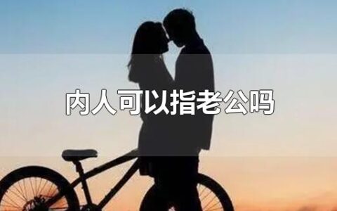 内人可以指老公吗