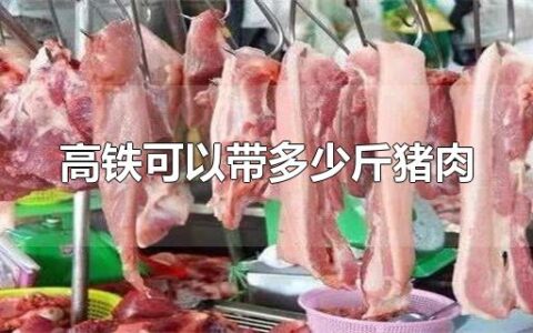 高铁可以带多少斤猪肉