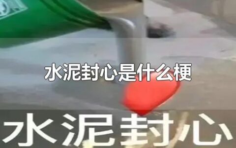 水泥封心是什么梗