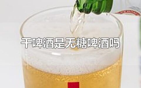 干啤酒是无糖啤酒吗