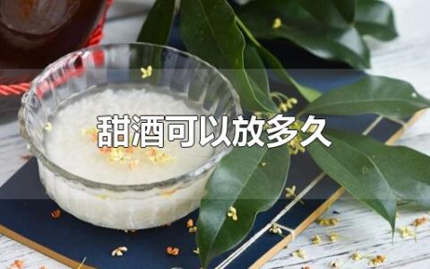 甜酒可以放多久