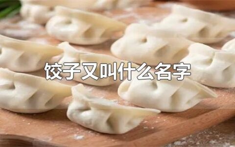 饺子又叫什么名字