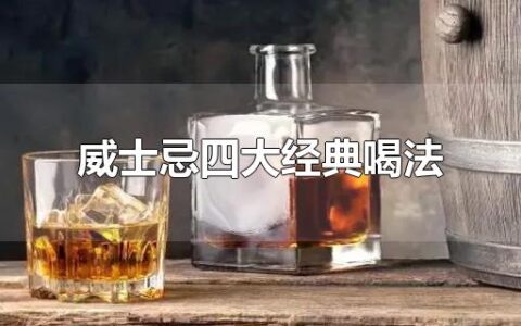 威士忌四大经典喝法