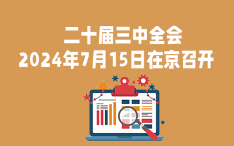 二十届三中全会2024年7月15日在京召开