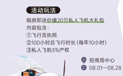 发了一条朋友圈搭上了20万元 买房送飞机引热议