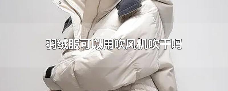 羽绒服可以用吹风机吹干吗