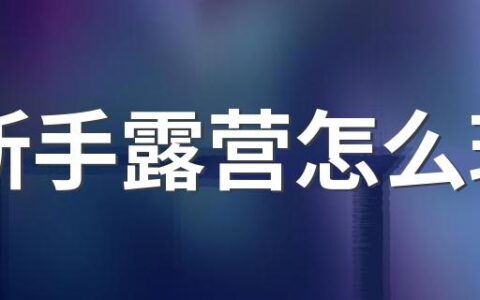 新手露营怎么玩 露营带来了哪些问题