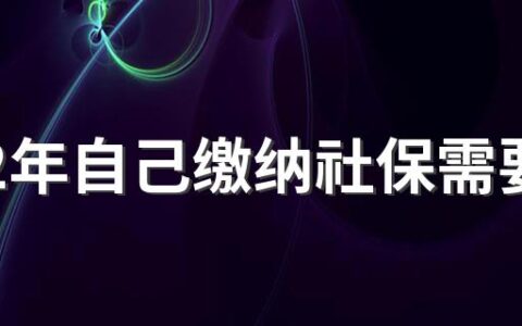 2022年自己缴纳社保需要什么手续 辞职后社保可以自己缴纳吗