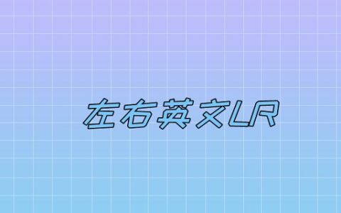 左右英文LR