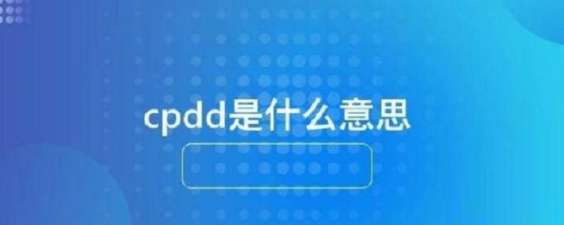 cpdd啥意思