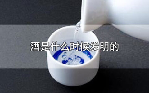 酒是什么时候发明的