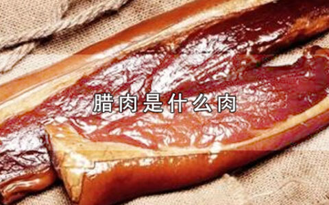 腊肉是什么肉