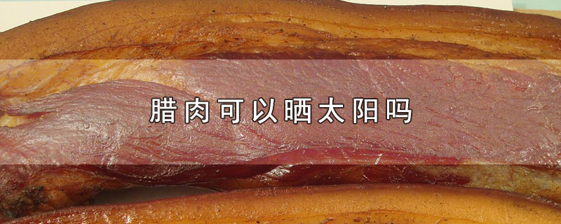 腊肉可以晒太阳吗