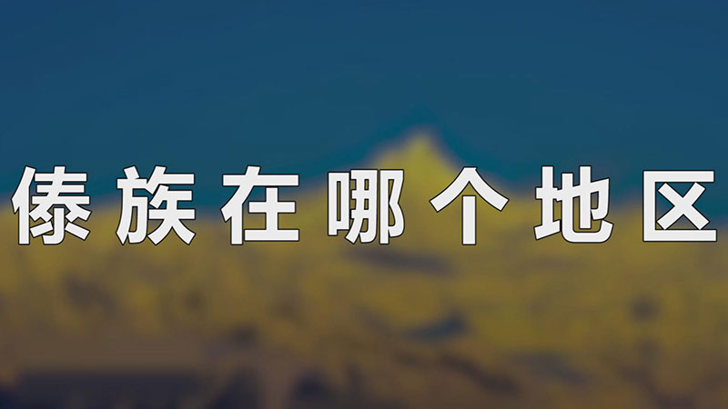 傣族在哪个地区