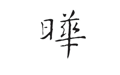 日华是什么字