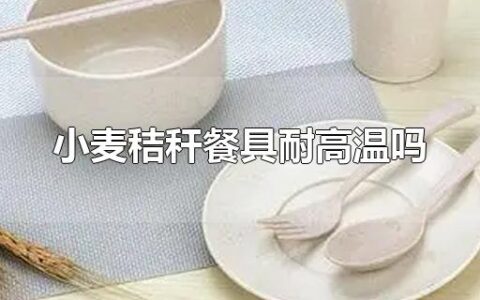 小麦秸秆餐具耐高温吗