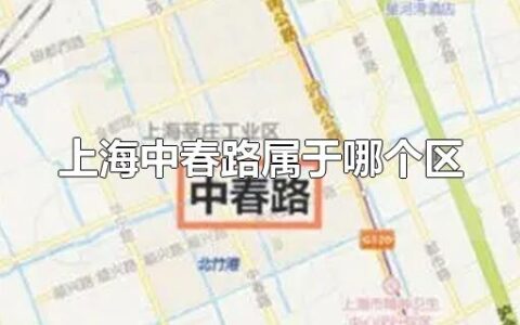 上海中春路属于哪个区