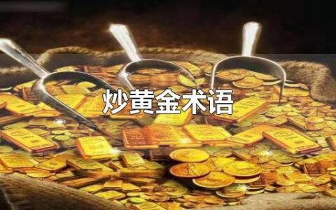 炒黄金术语