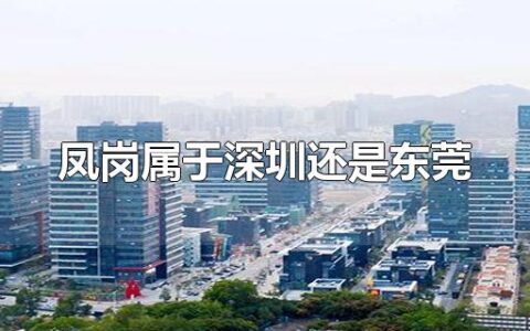 凤岗属于深圳还是东莞