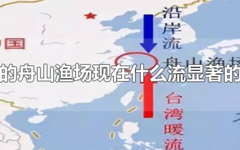 中国的舟山渔场现在什么流显著的海域