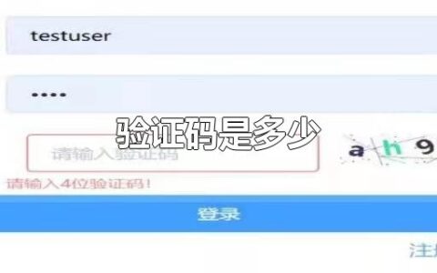 验证码是多少