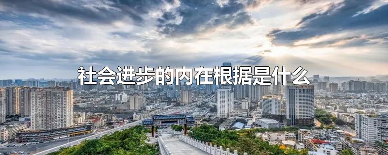 社会进步的内在根据是什么