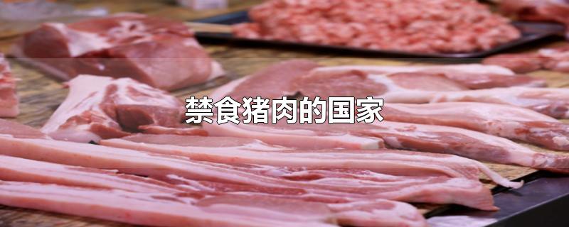 禁食猪肉的国家