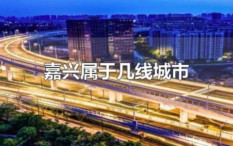 嘉兴属于几线城市