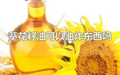 葵花籽油可以油炸东西吗