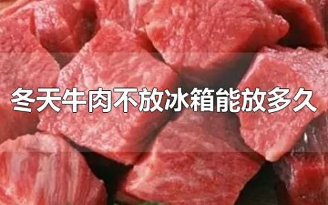 冬天牛肉不放冰箱能放多久