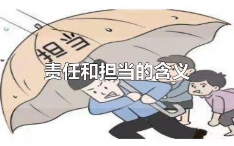 责任和担当的含义