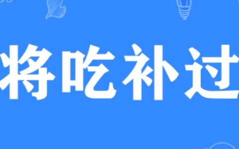 将吃补过什么意思