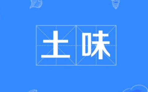 “土味”是什么意思