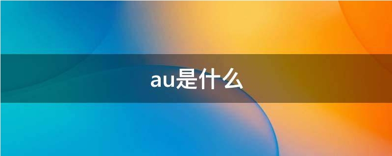 au是什么