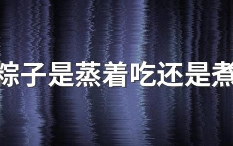 冷冻粽子是蒸着吃还是煮着吃 冷冻粽子能保存多久