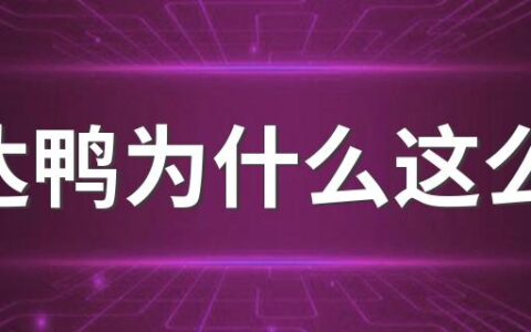 可达鸭为什么这么火 年轻人为什么在抢可达鸭