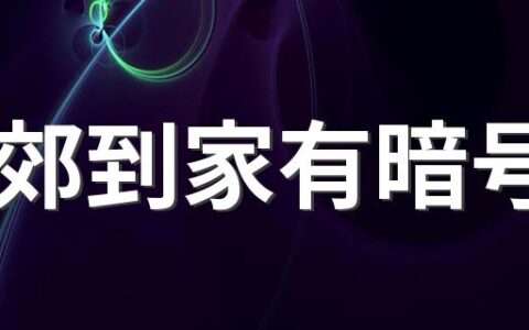 东郊到家有暗号吗 东郊到家暗号是什么