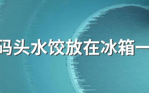 湾仔码头水饺放在冰箱一年了还能吃吗 湾仔码头水饺安全吗