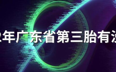 2022年广东省第三胎有没有陪产假 哪些情况下可以生育三胎