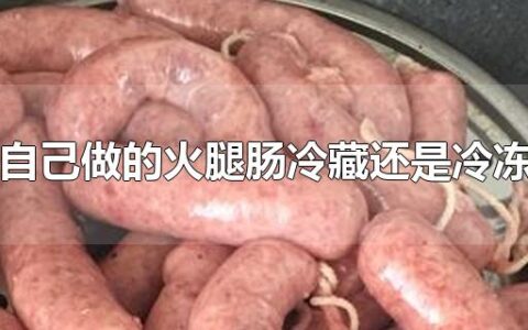 自己做的火腿肠冷藏还是冷冻