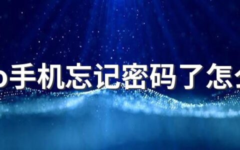 oppo手机忘记密码了怎么解锁 oppo手机忘记密码怎么恢复出厂设置