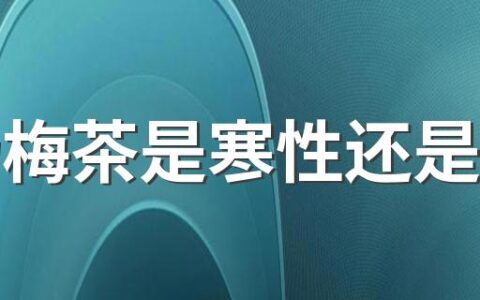 红乃梅茶是寒性还是温性 红乃梅怎么泡水喝