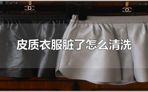 皮质衣服脏了怎么清洗