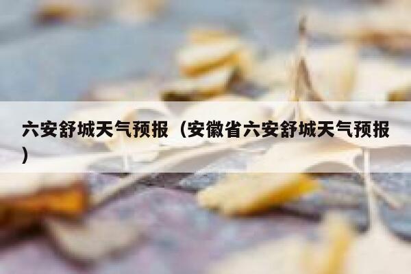 六安舒城天气预报（安徽省六安舒城天气预报） 第1张