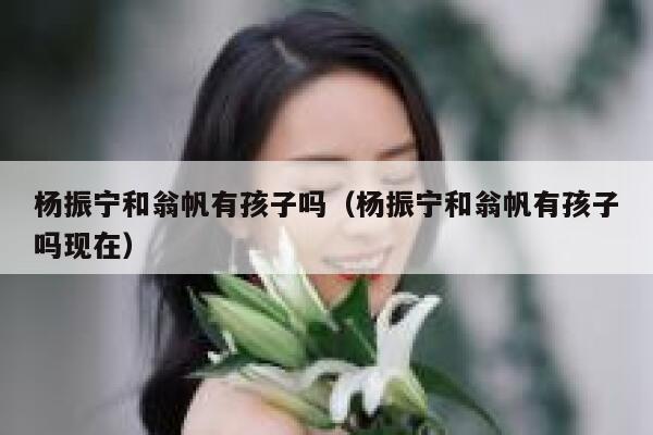 杨振宁和翁帆有孩子吗（杨振宁和翁帆有孩子吗现在） 第1张